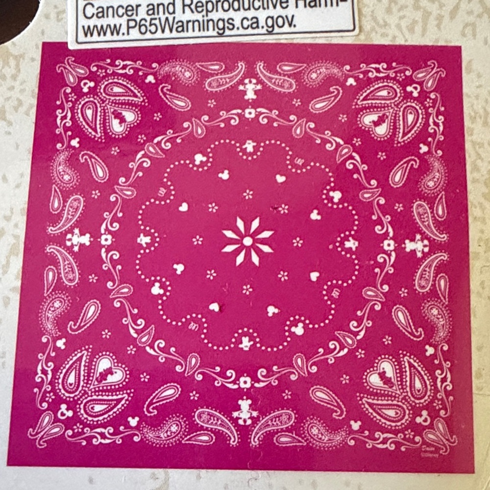 Minnie Mouse Fuchsia Bandana